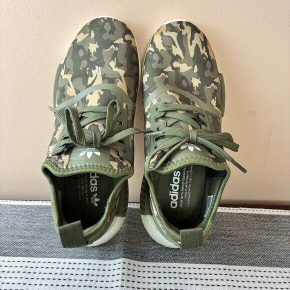 Adidas NMD R1 Green Camouflage Unisex Women’s Shoes Size 8.5-9 Men’s 7 - Picture 7 of 8